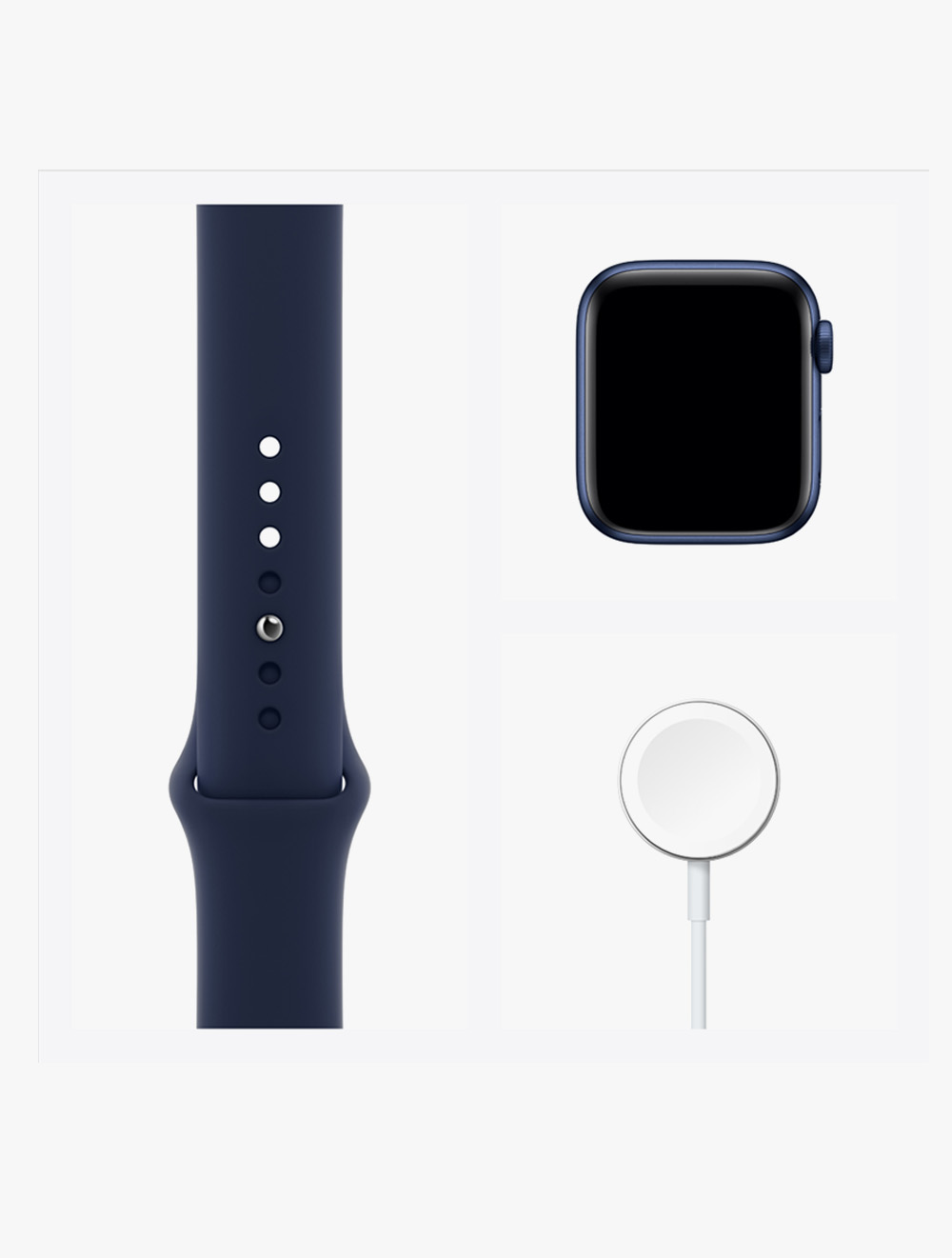 Apple Watch Series 6 40MM Blue Aluminum with Deep Navy Sport